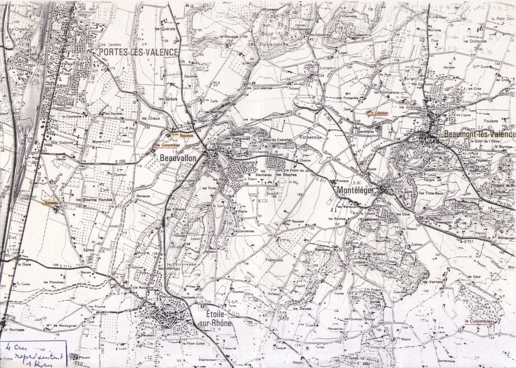 Essai d’identification du domaine « le Colombier »