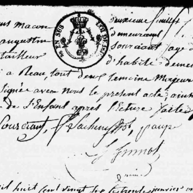 Acte de naissance